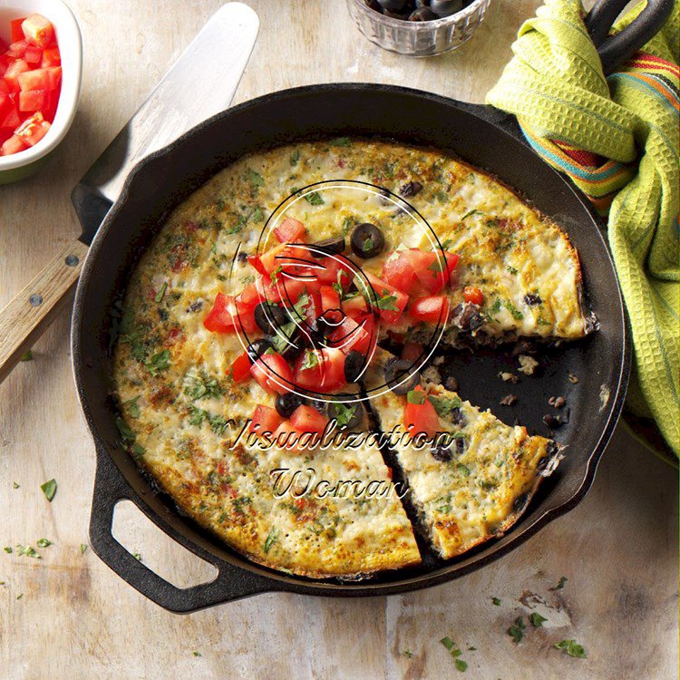 Black Bean & White Cheddar Frittata