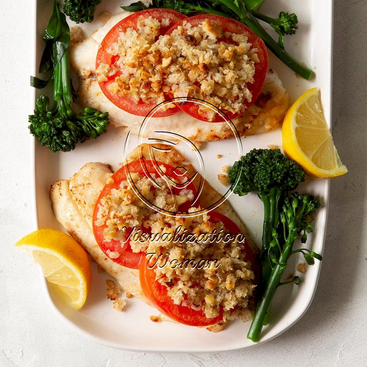 Tomato Walnut Tilapia