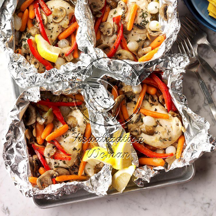 Chicken Veggie Packets