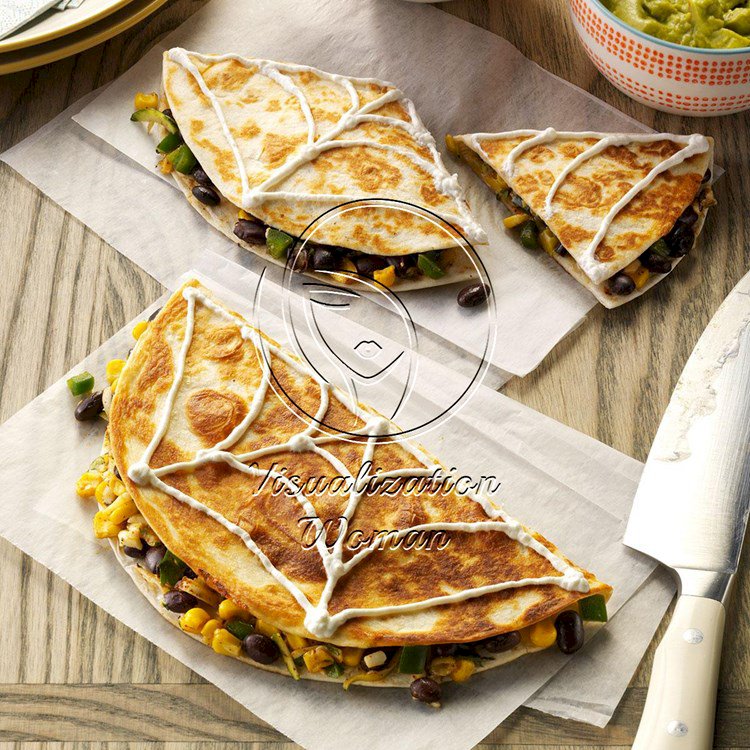 Confetti Corn Quesadillas