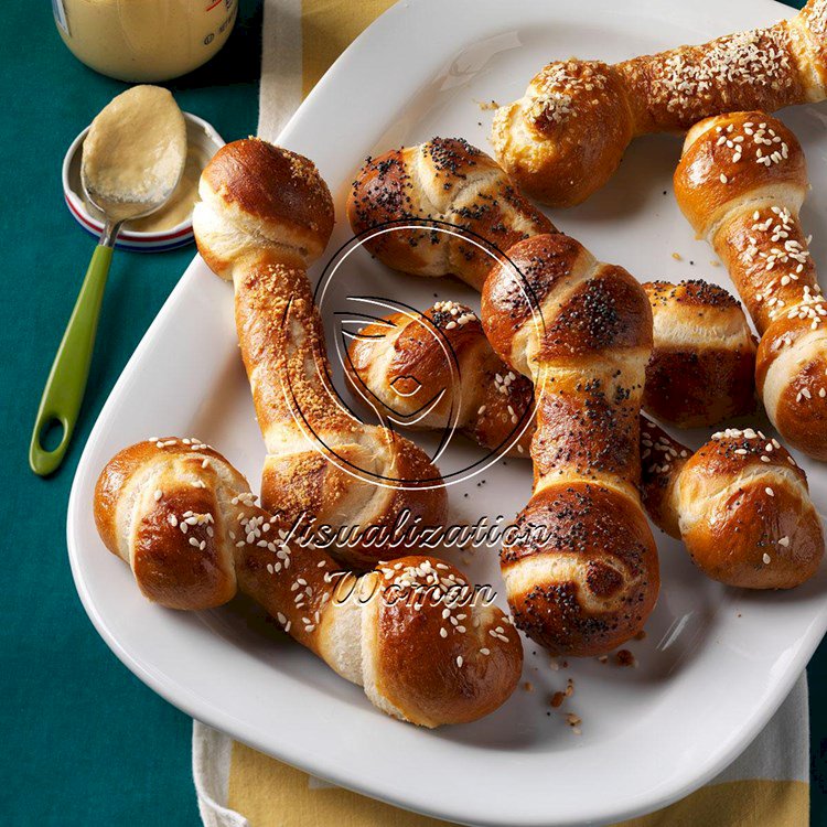 Spooky Pretzel Bones