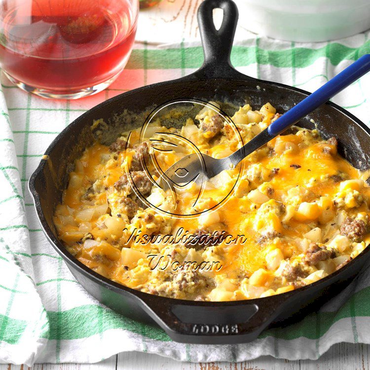 Sausage, Egg and Cheddar Farmer’s Breakfast