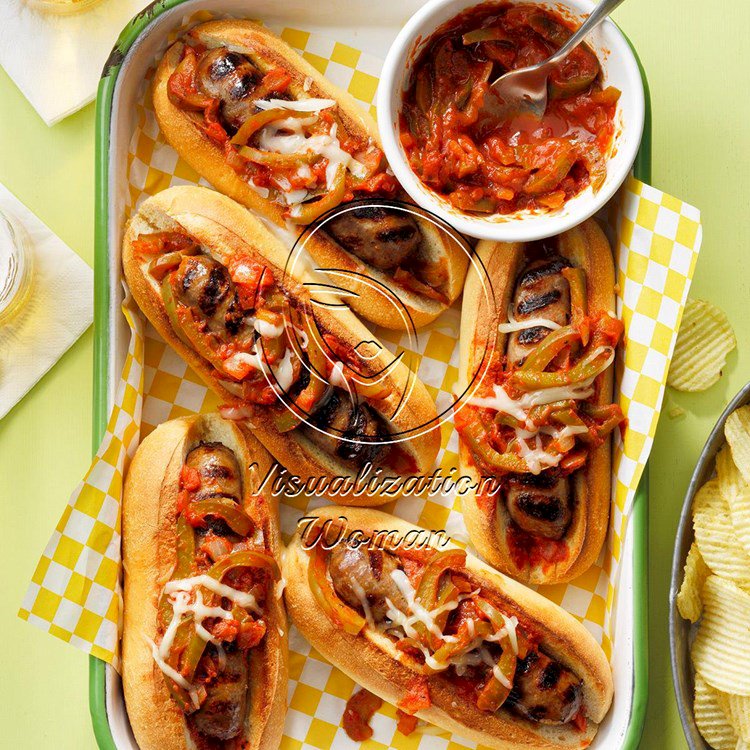 Grilled Italian Sausage Sandwiches