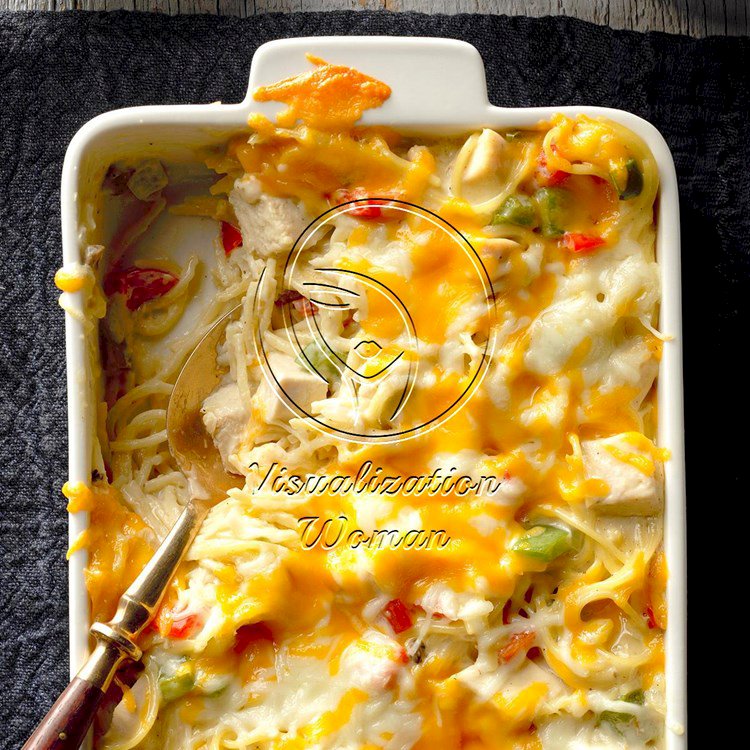 Chicken & Cheese Noodle Bake