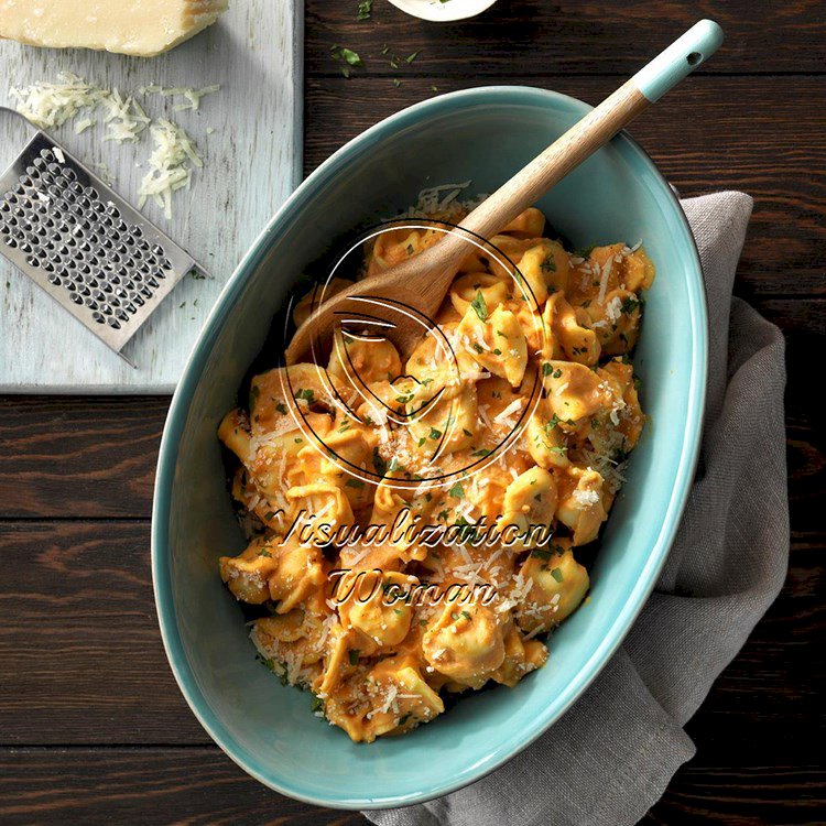 Creamy Pumpkin Tortellini