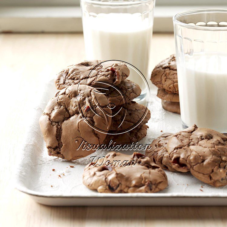 Cranberry Chocolate Cookies with a Kick