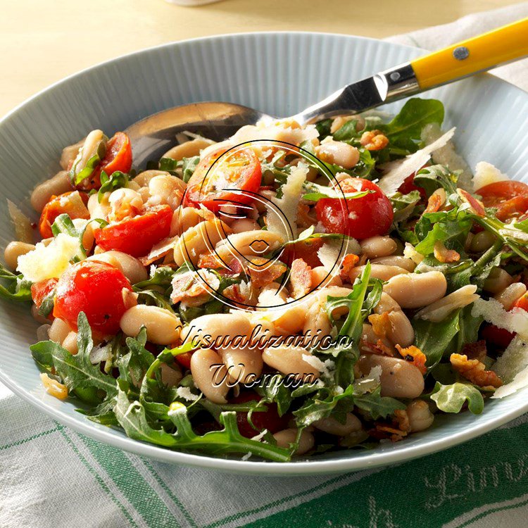 White Bean Arugula Salad