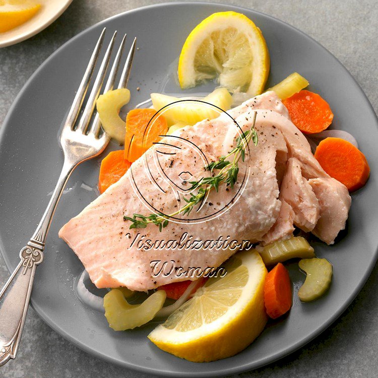 Simple Poached Salmon