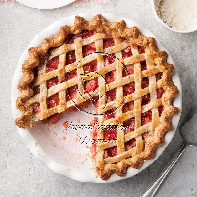 Rhubarb Strawberry Pie