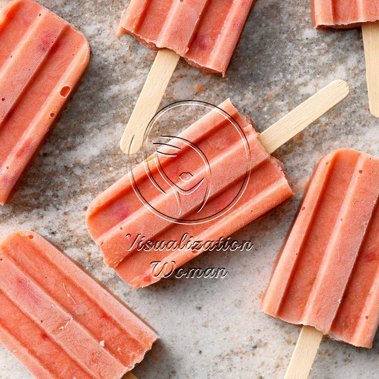 Strawberry-Rhubarb Ice Pops