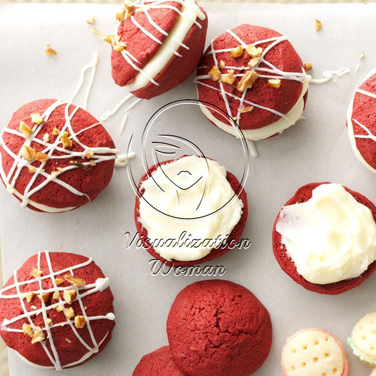 Red Velvet Whoopie Pies