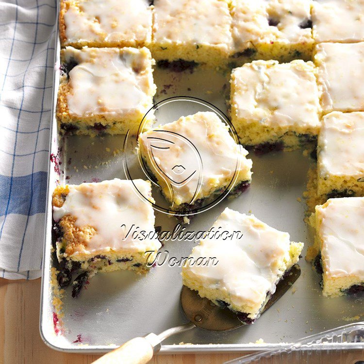 Blueberry Zucchini Squares