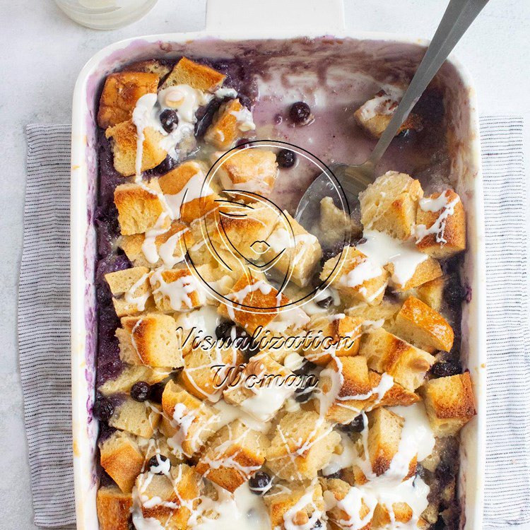 Over-the-Top Blueberry Bread Pudding