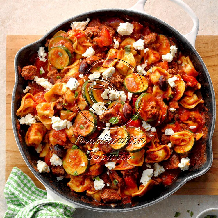 Greek Tortellini Skillet