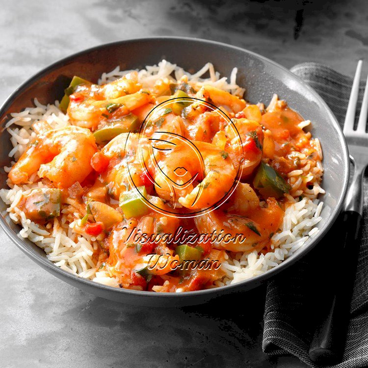 Spicy Shrimp with Rice