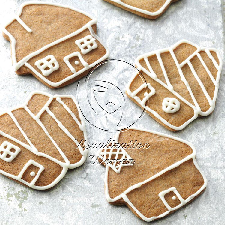 Gingerbread Cookies with Buttercream Icing