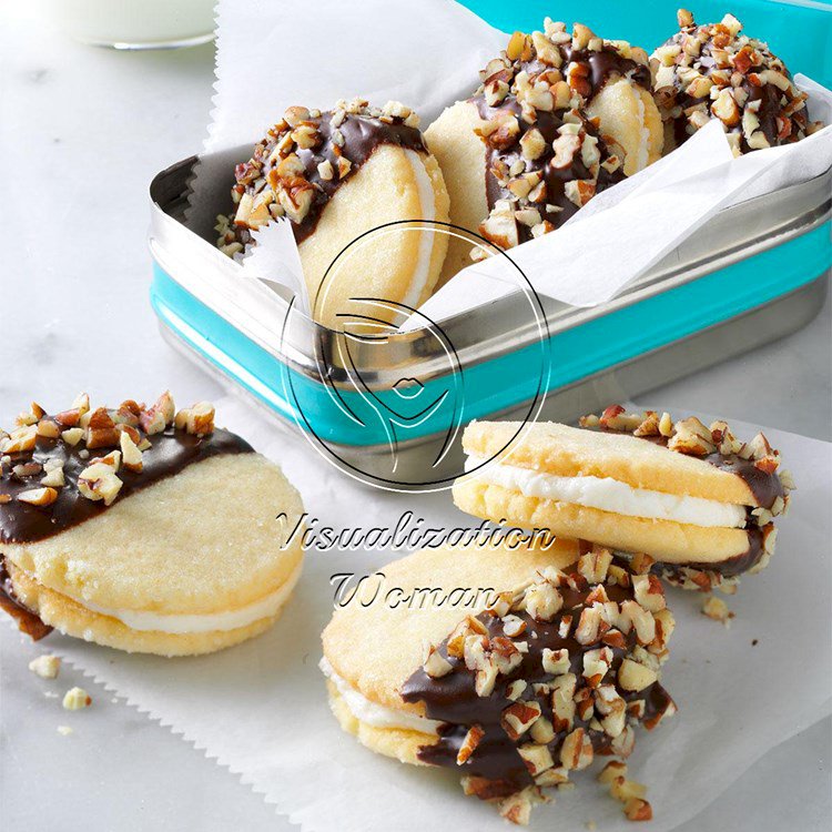 Dipped Sandwich Cookies