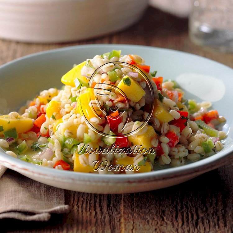 Mango Barley Salad