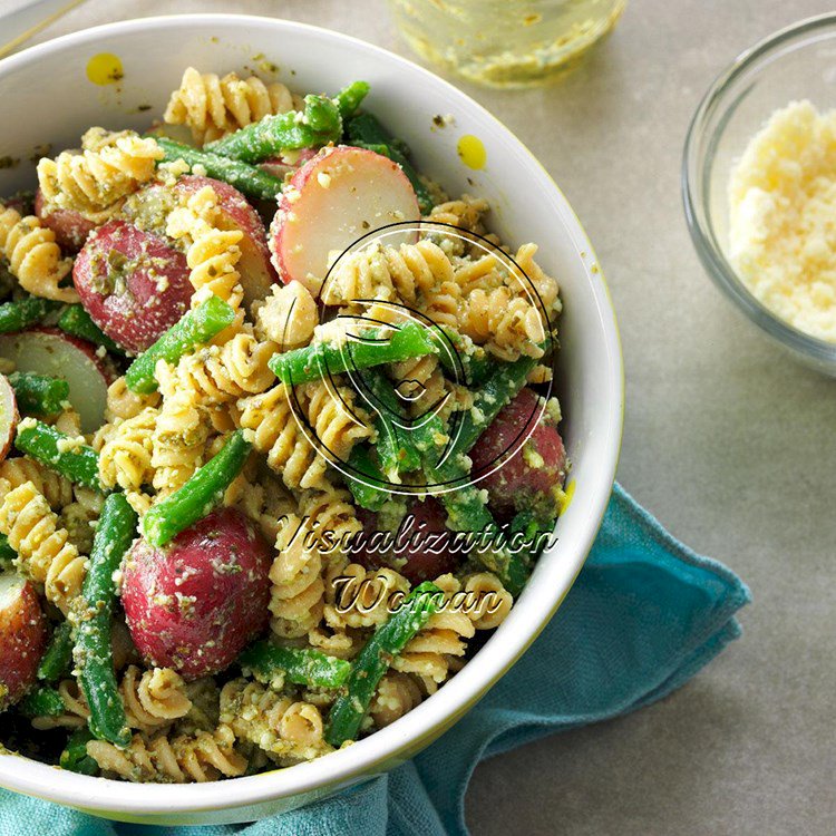 Pesto Pasta & Potatoes