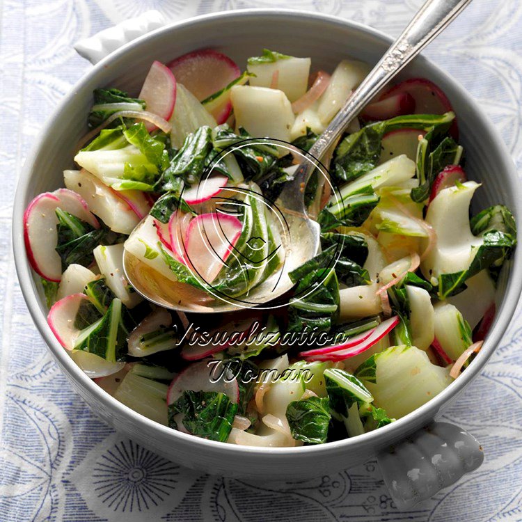 Bok Choy and Radishes