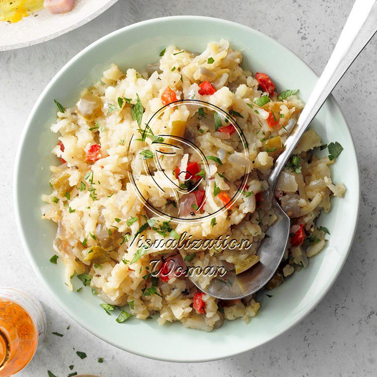 Onion-Garlic Hash Browns