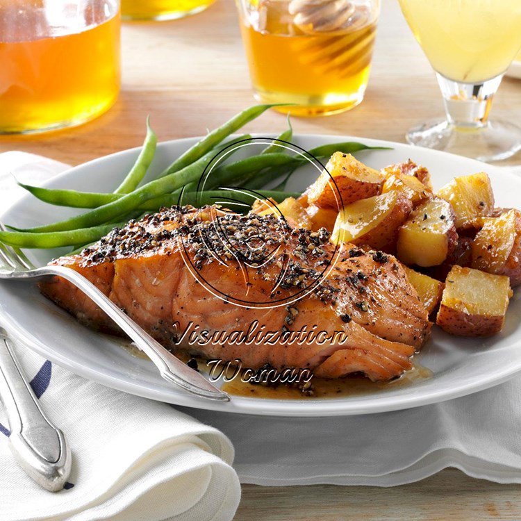 Smoked Honey-Peppercorn Salmon