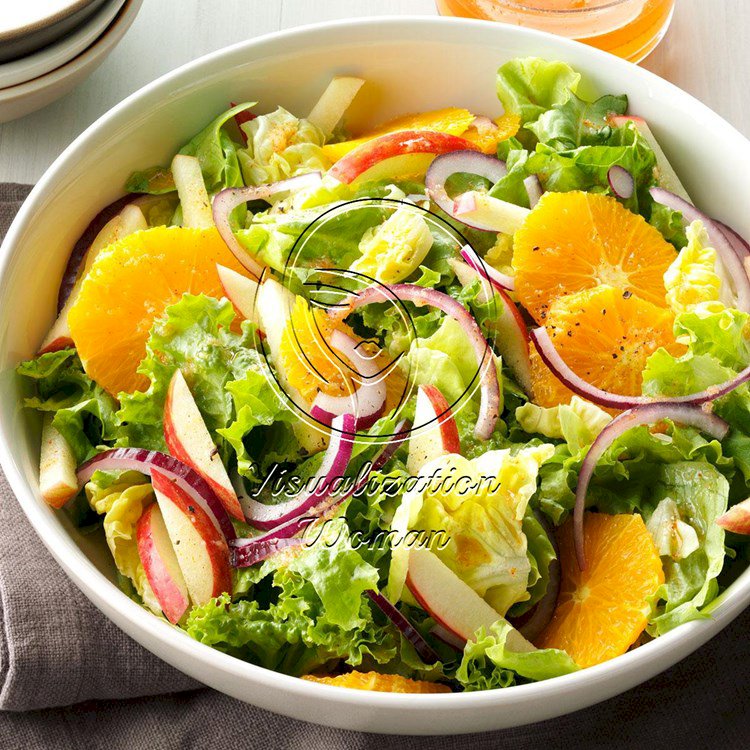 Mixed Greens with Orange-Ginger Vinaigrette