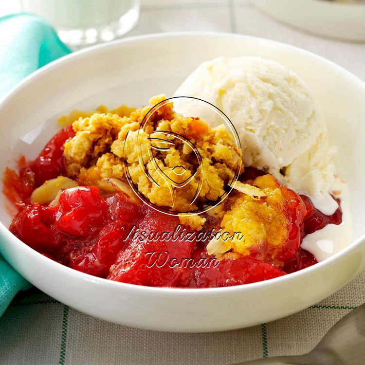 Slow-Cooker Cherry Buckle