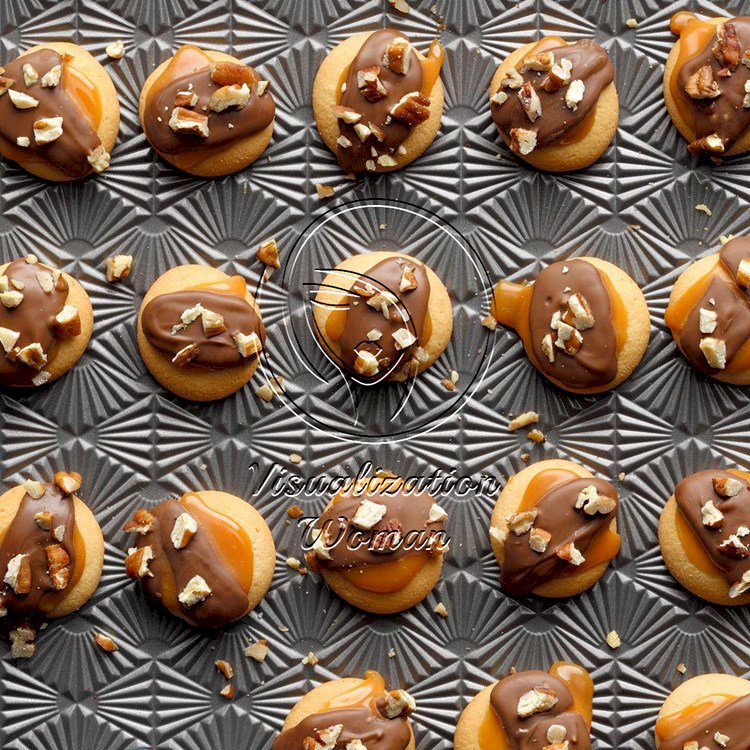 Chocolate Caramel Wafers