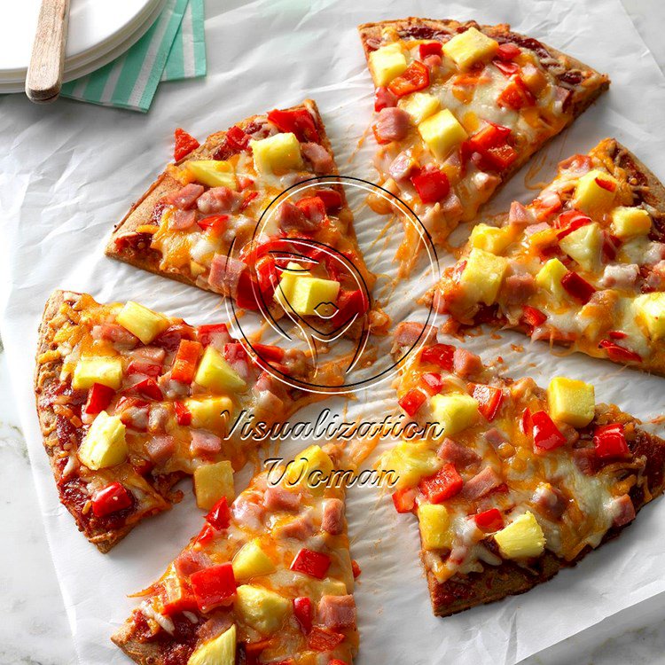 Quick Hawaiian Pizza