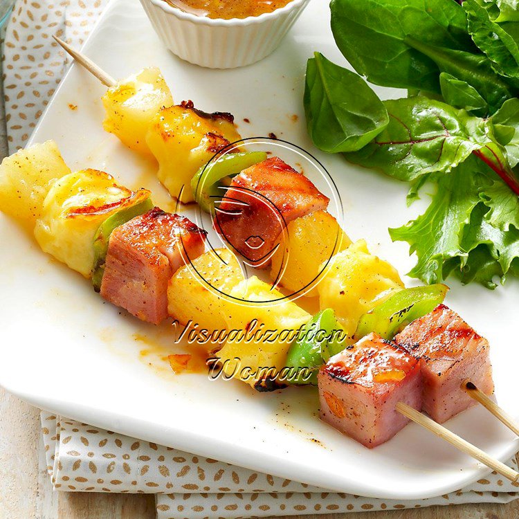 Swiss Ham Kabobs