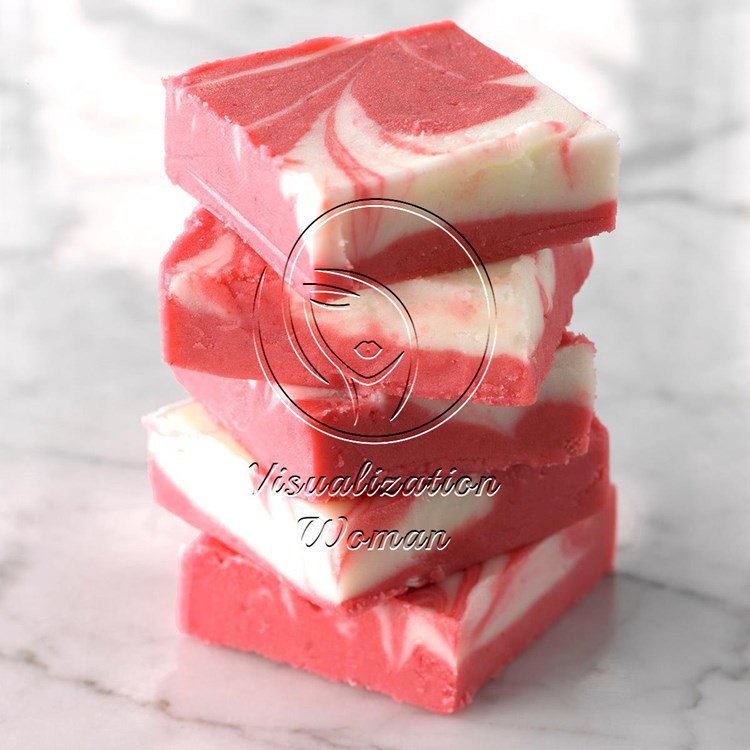 Black Cherry Swirl Fudge