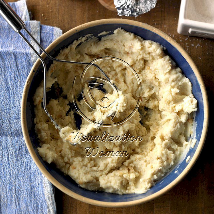 Texas Garlic Mashed Potatoes