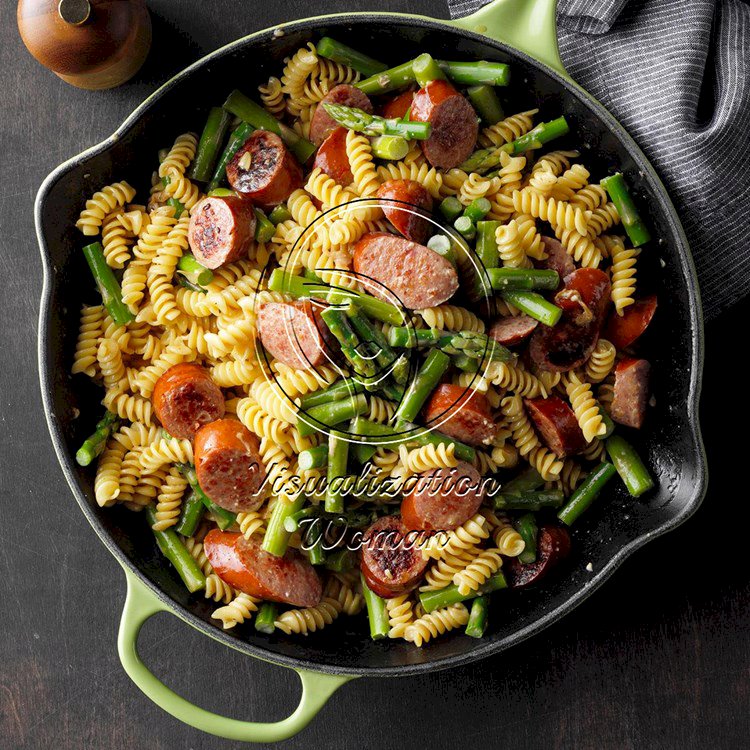 Sausage Pasta with Cajun Cream Sauce