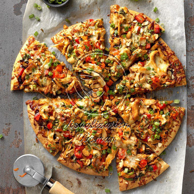 Cashew Chicken Pizza