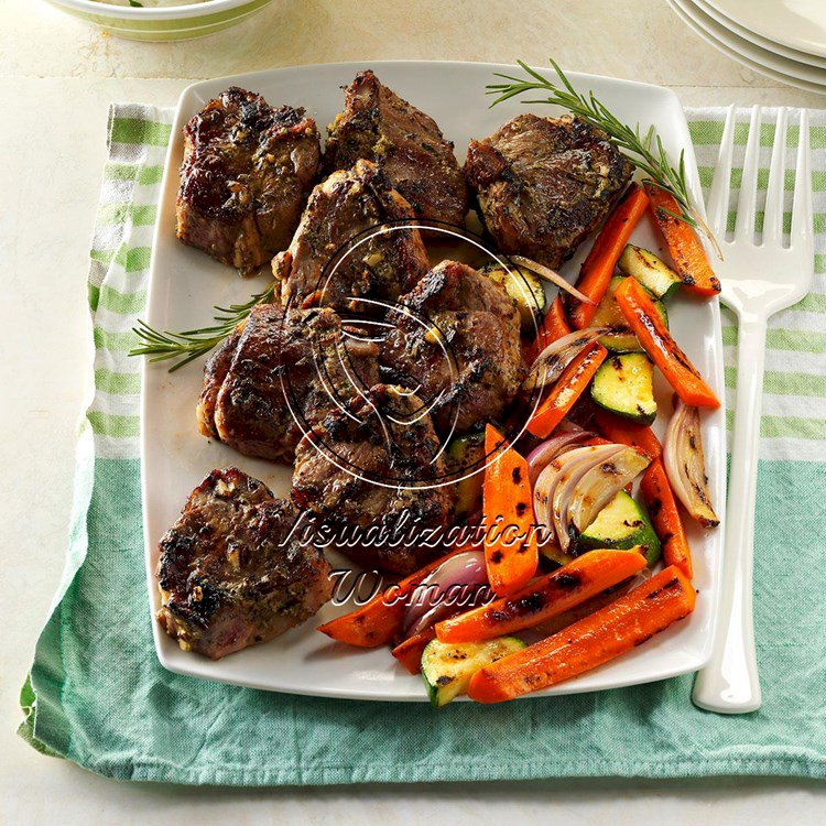 Rosemary-Thyme Lamb Chops