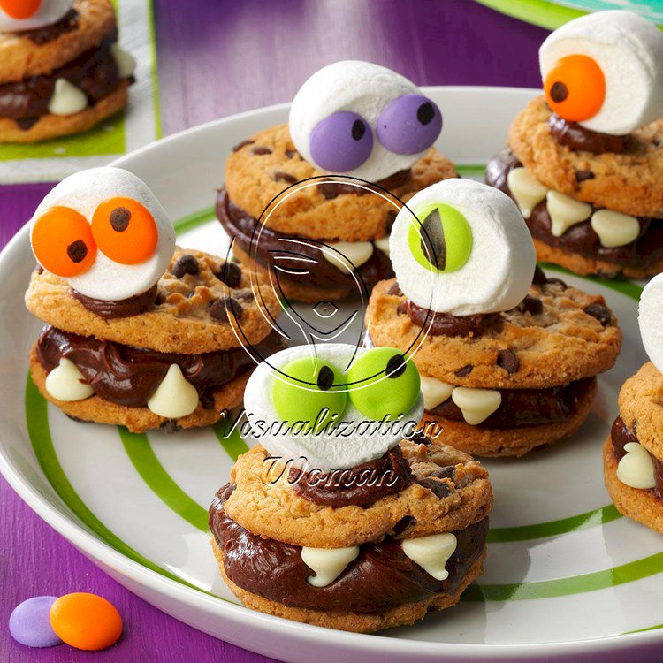 Halloween Monster Cookies