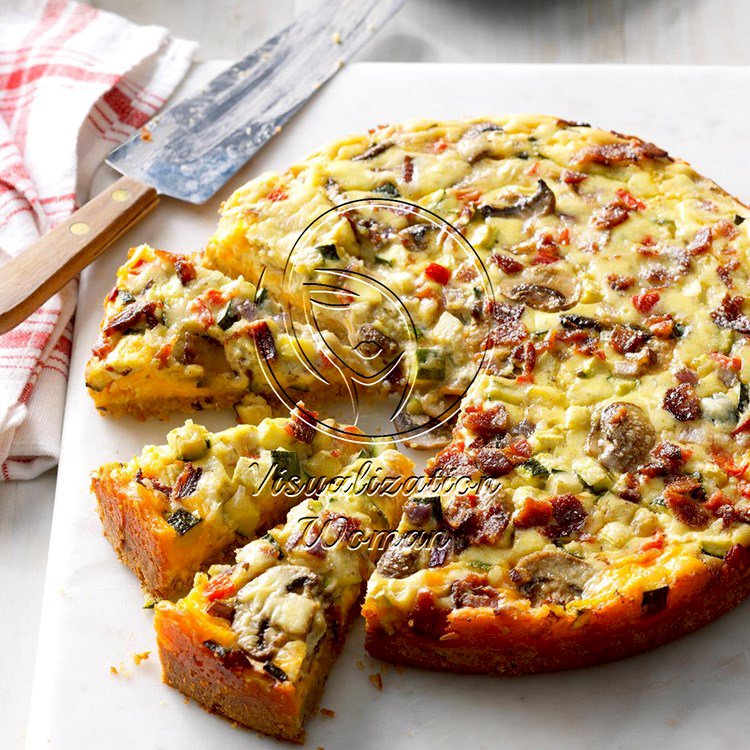 Cheddar-Veggie Appetizer Torte