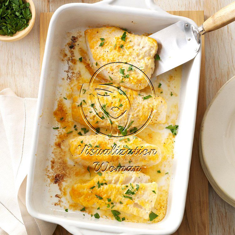 Lemon-Parsley Baked Cod