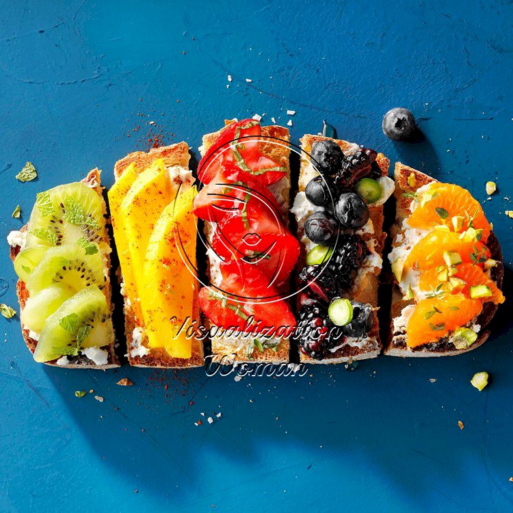 Rainbow Fruit Toast