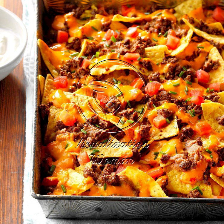 Queso Baked Nachos