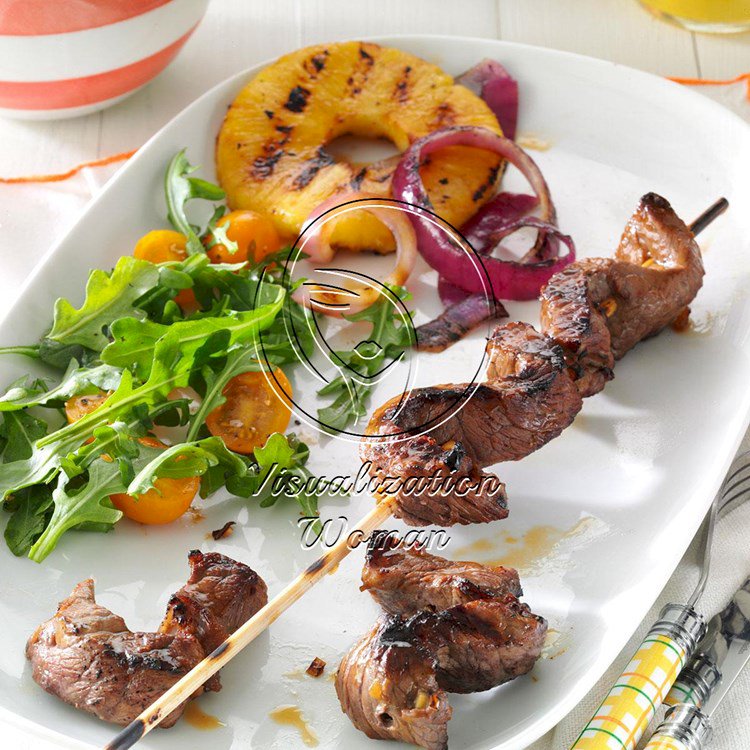 Teriyaki Steak Skewers