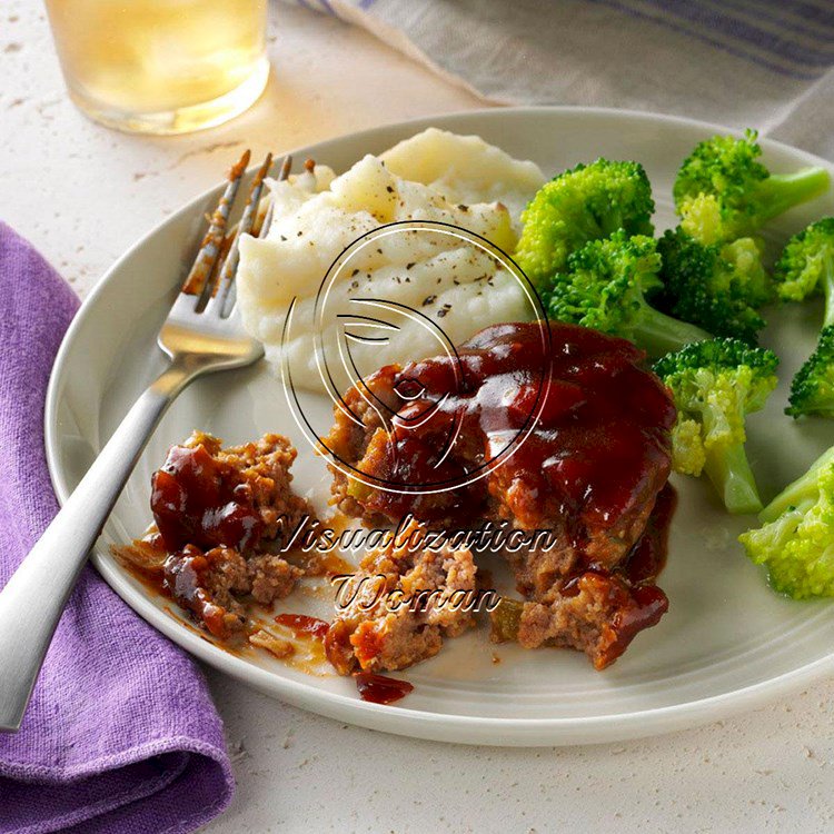 Mini Barbecue Meat Loaves