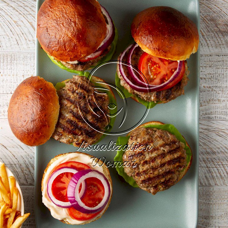 Beef ‘n’ Pork Burgers