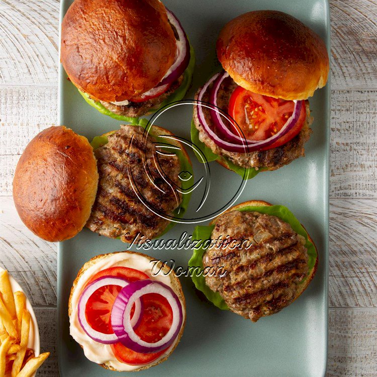 Beef ‘n’ Pork Burgers