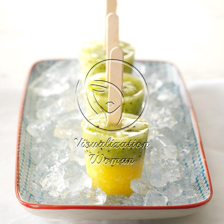 Frozen Pineapple-Kiwi Pops