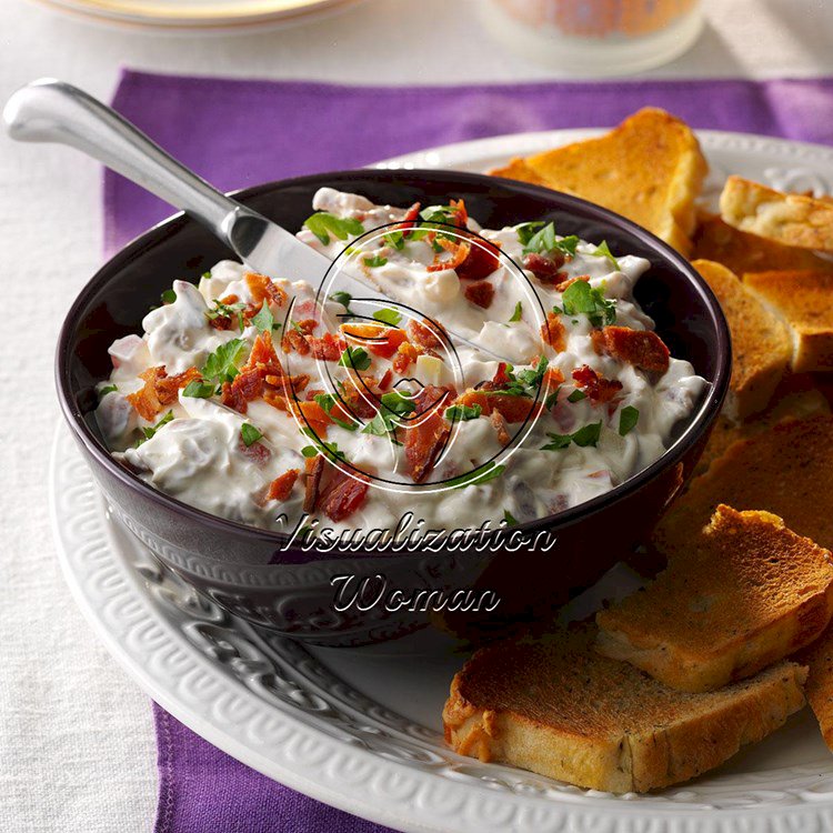 Tomato-Bacon Dip with Focaccia