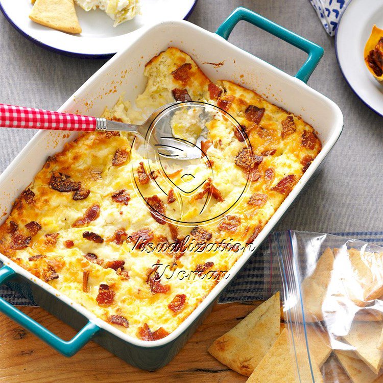 Lemony Bacon-Artichoke Dip