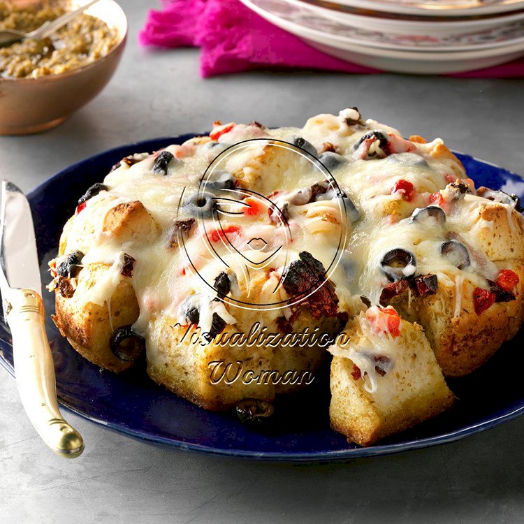 Pesto Pull-Apart Bread