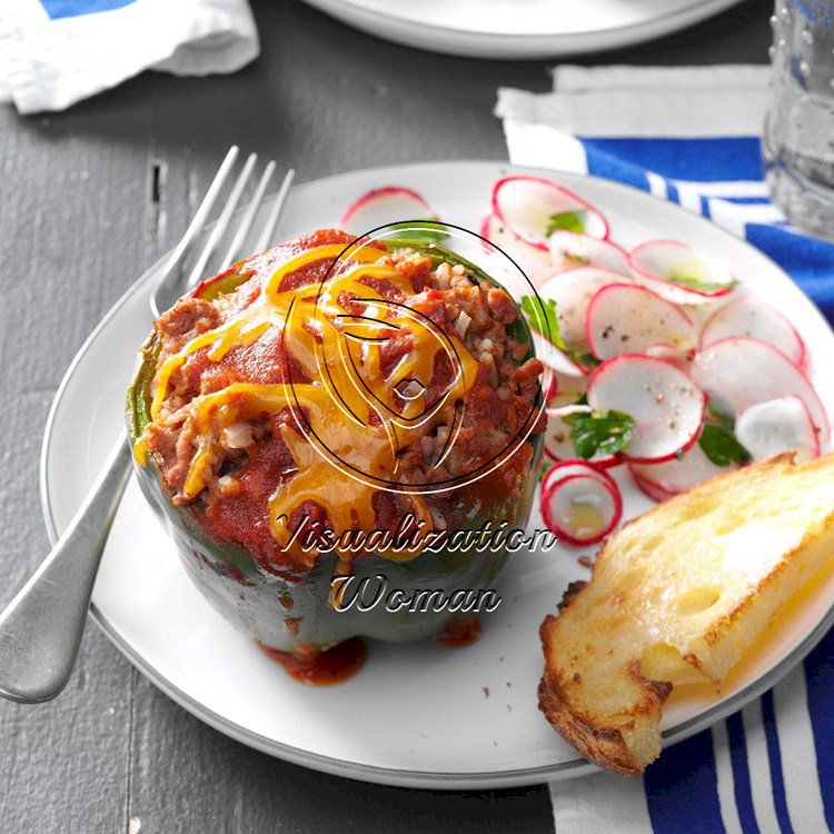 Stuffed Peppers for Two